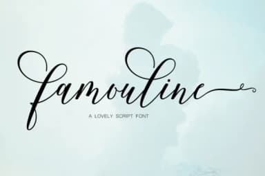 Famouline Script Font by JhoelDesign — Script Handwritten Font — thumbnail 1