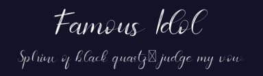 Famous Idol by Edric Studio — Script Handwritten Font — thumbnail 2