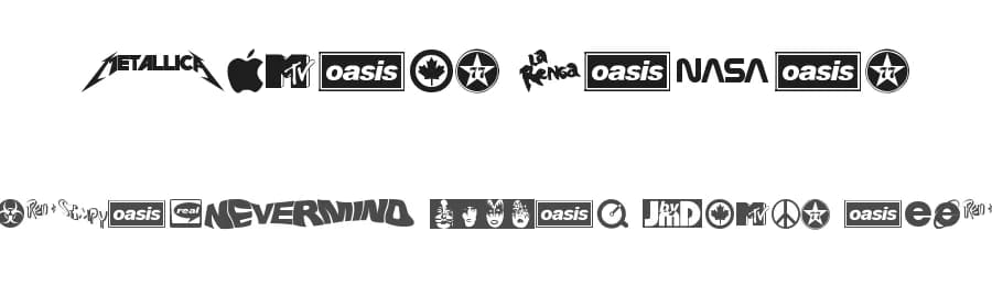 Famous Logos by Jmd — Dingbats Font