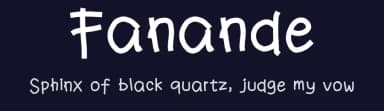Fanande by mochaffff — Script Handwritten Font — thumbnail 2