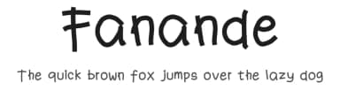 Fanande by mochaffff — Script Handwritten Font — thumbnail 1