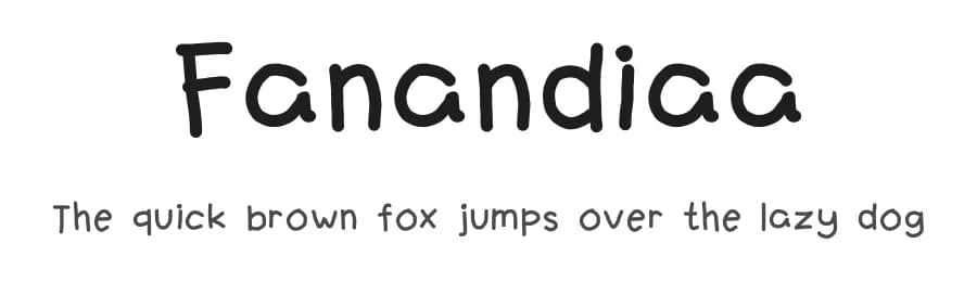 Fanandiaa by mochaffff — Script Handwritten Font