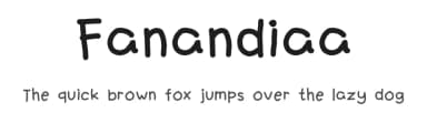 Fanandiaa by mochaffff — Script Handwritten Font — thumbnail 1
