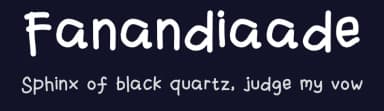 Fanandiaade by mochaffff — Script Handwritten Font — thumbnail 2