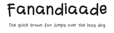 Fanandiaade by mochaffff — Script Handwritten Font — thumbnail 1