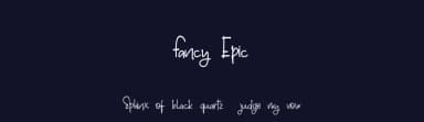Fancy Epic by Muchamad Fachrul — Script Handwritten Font — thumbnail 2