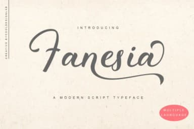 Fanesia Font by Cooldesignlab — Script Handwritten Font — thumbnail 1