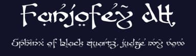 Fanjofey AH by FontGrube AH — Dingbats Font — thumbnail 2