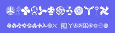 Fans by Woodcutter — Dingbats Font — thumbnail 3