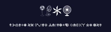 Fans by Woodcutter — Dingbats Font — thumbnail 2