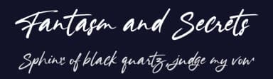Fantasm and Secrets by BlackFridayFont FMF — Script Handwritten Font — thumbnail 2
