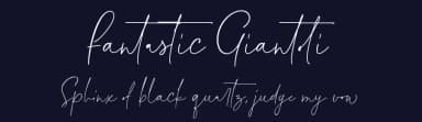Fantastic Giantoli by Four Lines — Script Handwritten Font — thumbnail 2