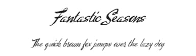 Fantastic Seasons by Xerographer Fonts — Script Handwritten Font — thumbnail 1