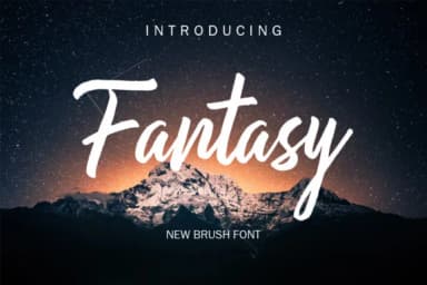 Fantasy Font by Fontysia by Fontysia — Script Handwritten Font — thumbnail 1