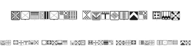 Fantasy Shields Two by Scratch — Dingbats Font