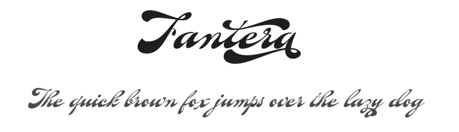 Fantera by alcode — Script Handwritten Font