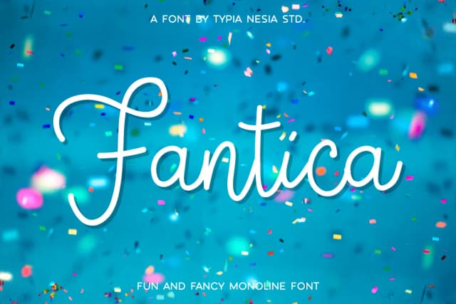 Fantica Font by Typia Nesia — Script Handwritten Font