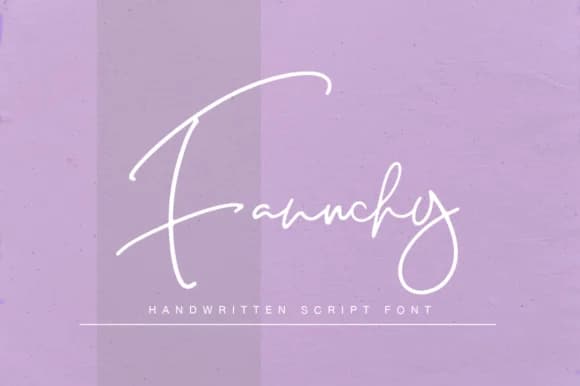Fanuchy Font by BennyDesigns — Script Handwritten Font