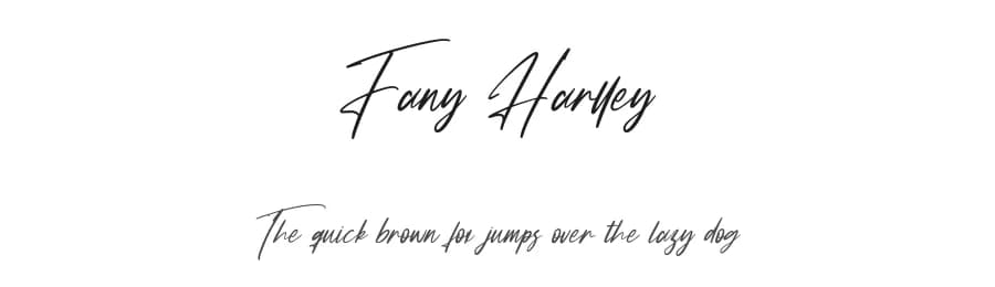 Fany Harlley by StringLabs Creative Studio — Script Handwritten Font