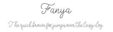 Fanya by Fanastudio — Script Handwritten Font — thumbnail 1