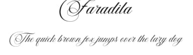 Faradila by View Type — Script Handwritten Font — thumbnail 1
