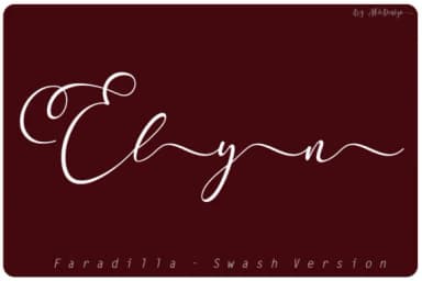 Faradilla Script Font by aldedesign — Script Handwritten Font — thumbnail 1