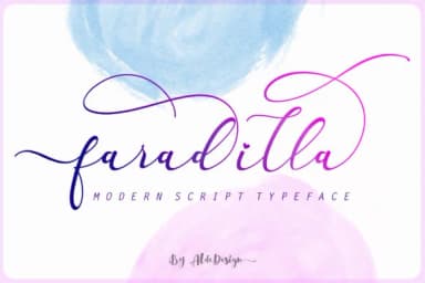 Faradilla Script Font by aldedesign — Script Handwritten Font — thumbnail 2