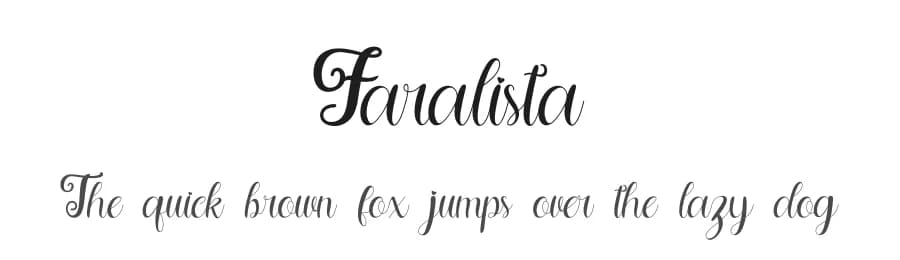 Faralista by Alfin Ridhowi — Script Handwritten Font