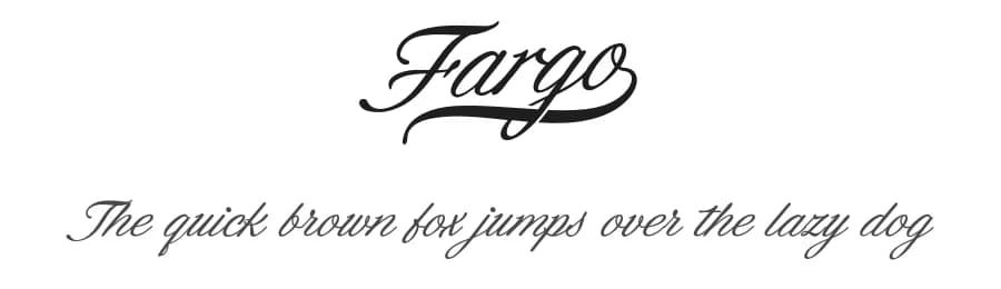 Fargo by Måns Grebäck — Script Handwritten Font