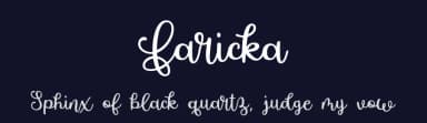 Faricka by Misti's Fonts — Script Handwritten Font — thumbnail 2
