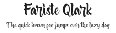 Fariste Qlark by StringLabs Creative Studio — Script Handwritten Font — thumbnail 1