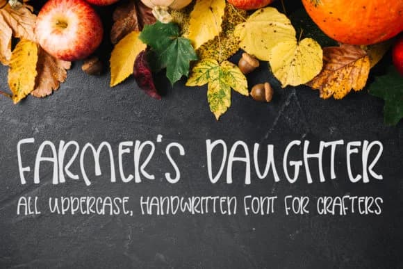 Farmers Daughter Font by Peace Love Craft — Script Handwritten Font