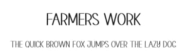 Farmers Work by Scratchones — Script Handwritten Font — thumbnail 1