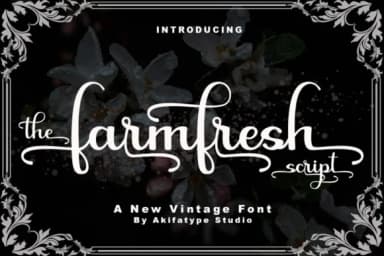 Farmfresh Script Font by akifatype — Script Handwritten Font — thumbnail 1