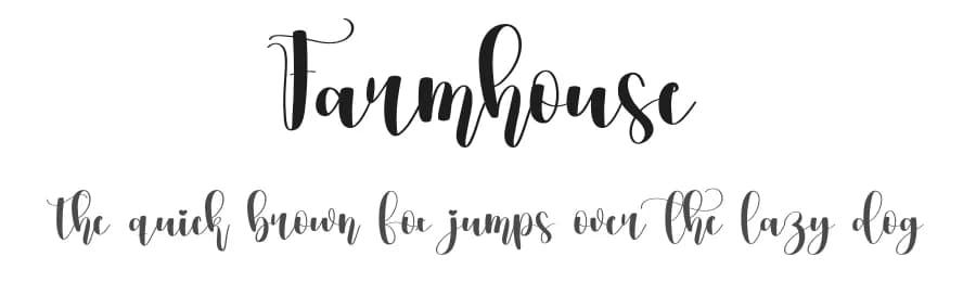 Farmhouse by Scratchones — Script Handwritten Font