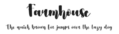Farmhouse by Scratchones — Script Handwritten Font — thumbnail 1