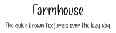 Farmhouse by Graphix Line Studio — Script Handwritten Font — thumbnail 1