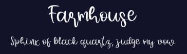Farmhouse by Al Ghul — Script Handwritten Font — thumbnail 2