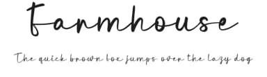 Farmhouse by Scratchones — Script Handwritten Font — thumbnail 1