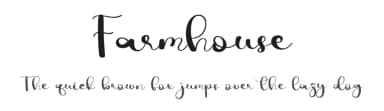 Farmhouse by Erik Studio — Script Handwritten Font — thumbnail 1