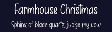 Farmhouse Christmas by font3 — Script Handwritten Font — thumbnail 2