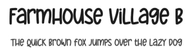 Farmhouse Village B by Abo Daniel Studio — Script Handwritten Font — thumbnail 1