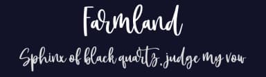 Farmland by Mozatype — Script Handwritten Font — thumbnail 2