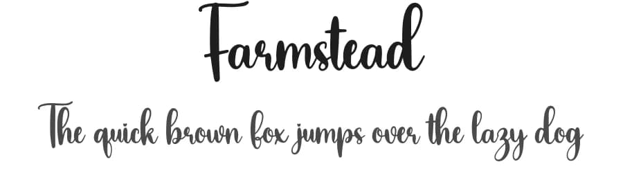 Farmstead by Scratchones — Script Handwritten Font