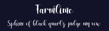 Farmtime by FreshtypeINK — Script Handwritten Font — thumbnail 2