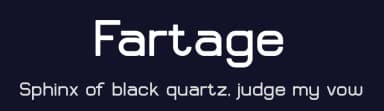 Fartage by Slide Shoot Type — Sans Serif Font — thumbnail 2