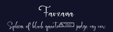 Farzana by Kong Font — Script Handwritten Font — thumbnail 2