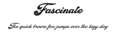Fascinate by Billy Argel Fonts ® — Script Handwritten Font — thumbnail 1