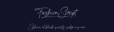 Fashion Script by MJType — Script Handwritten Font — thumbnail 2