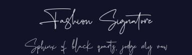 Fashion Signature by Letterara — Script Handwritten Font — thumbnail 2